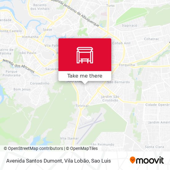 Avenida Santos Dumont, Vila Lobão map