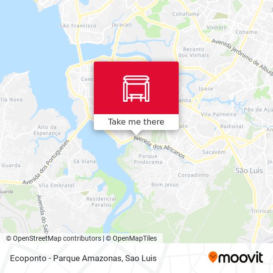 Ecoponto - Parque Amazonas map