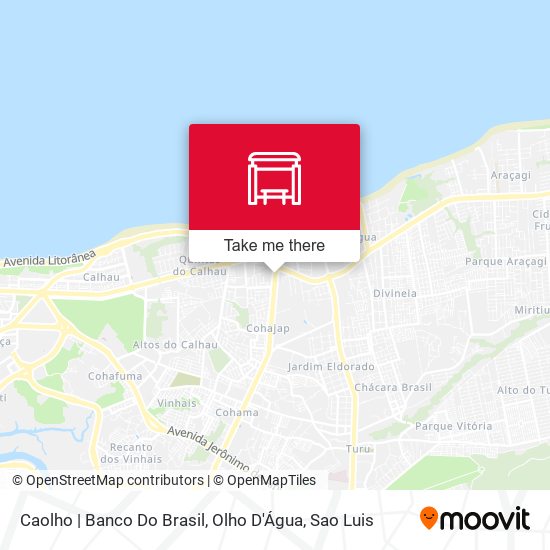 Cruzamento Do Caolho | Banco Do Brasil, Olho D'Água map