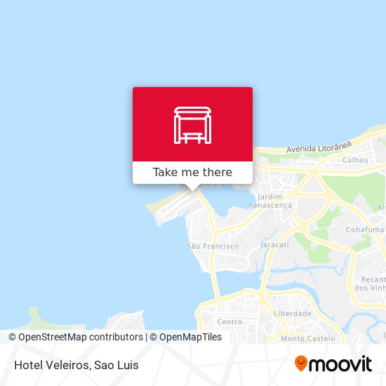 Hotel Veleiros map