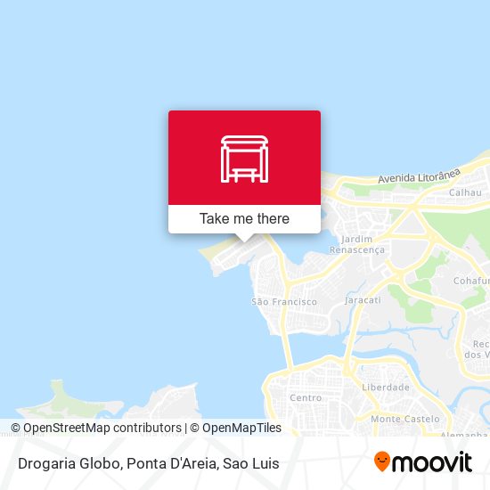 Drogaria Globo, Ponta D'Areia map