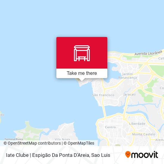 Mapa Iate Clube | Espigão Da Ponta D'Areia