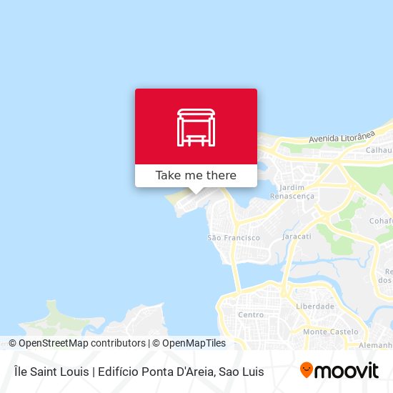 Île Saint Louis | Edifício Ponta D'Areia map
