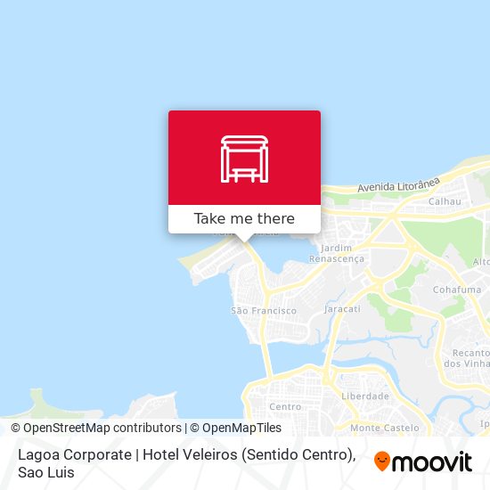 Mapa Lagoa Corporate | Hotel Veleiros (Sentido Centro)