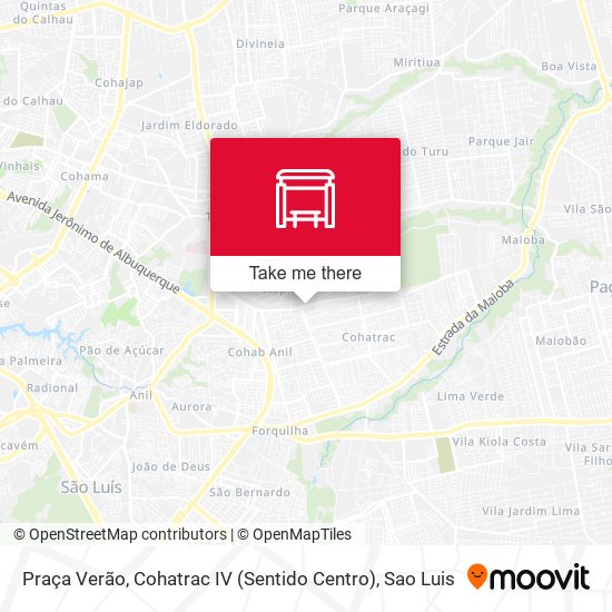 Praça Verão, Cohatrac IV (Sentido Centro) map