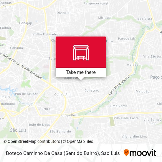 Boteco Caminho De Casa (Sentido Bairro) map
