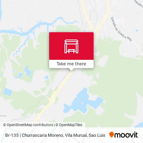 Br-135 | Churrascaria Moreno, Vila Muruaí map