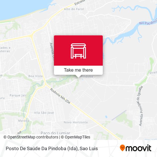 Posto De Saúde Da Pindoba (Ida) map