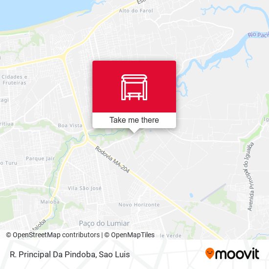 R. Principal Da Pindoba map