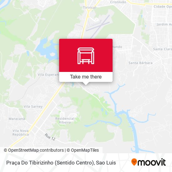Praça Do Tibirizinho (Sentido Centro) map