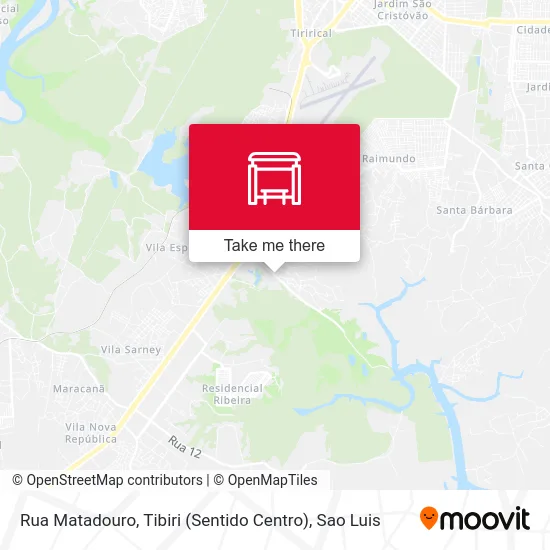 Rua Matadouro, Tibiri (Sentido Centro) map