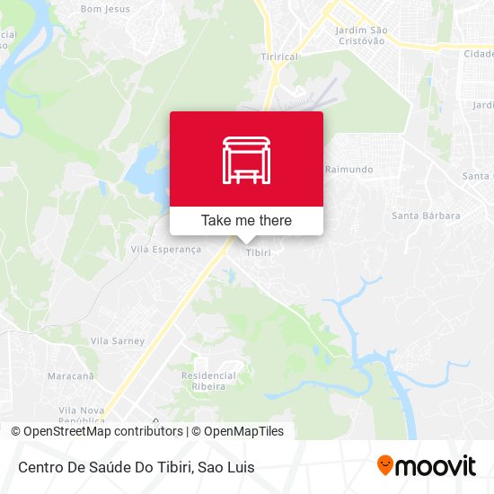 Centro De Saúde Do Tibiri map