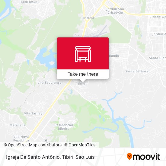 Igreja De Santo Antônio, Tibiri map
