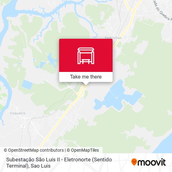 Subestação São Luís II - Eletronorte (Sentido Terminal) map