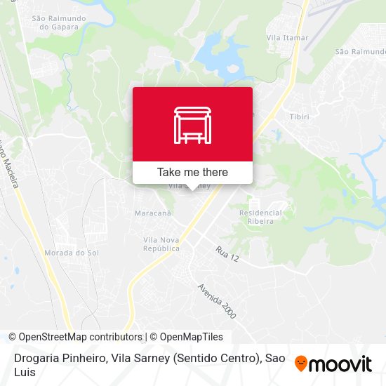 Drogaria Pinheiro, Vila Sarney (Sentido Centro) map