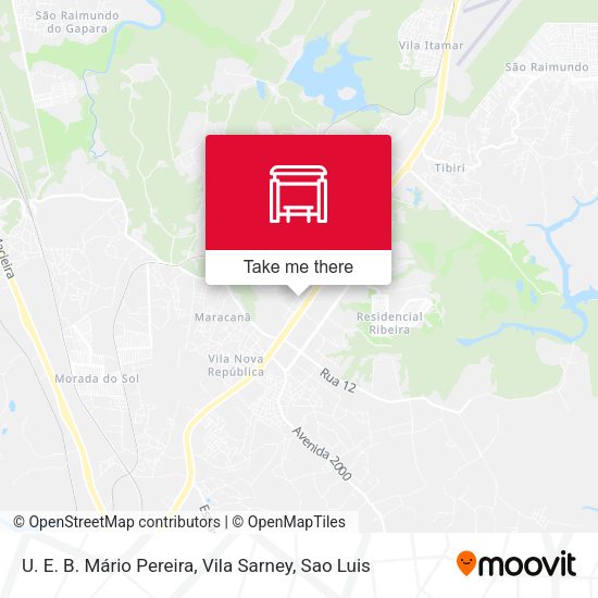 U. E. B. Mário Pereira, Vila Sarney map