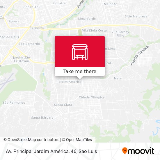 Av. Principal Jardim América, 46 map