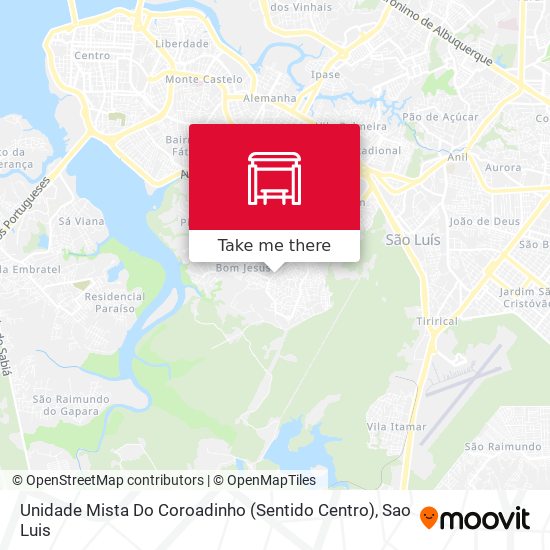 Unidade Mista Do Coroadinho (Sentido Centro) map