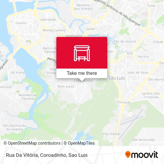 Rua Da Vitória, Coroadinho map