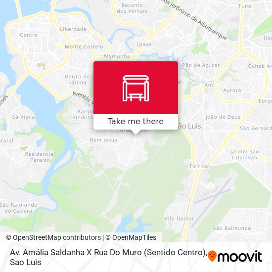 Av. Amália Saldanha X Rua Do Muro (Sentido Centro) map