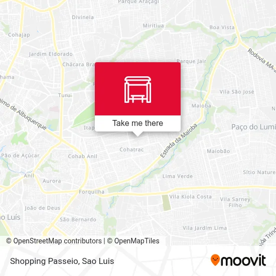 Shopping Passeio map