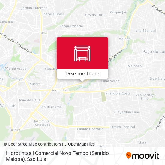 Hidrotintas | Comercial Novo Tempo (Sentido Maioba) map