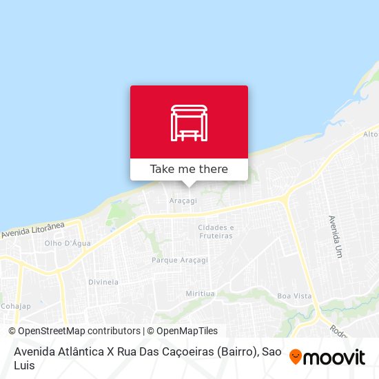 Avenida Atlântica X Rua Das Caçoeiras (Bairro) map