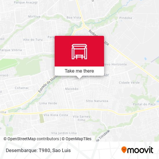 Mapa Desembarque: T980