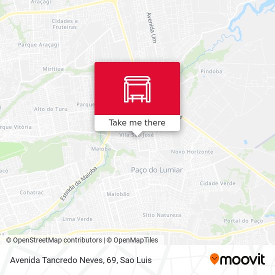 Avenida Tancredo Neves, 69 map