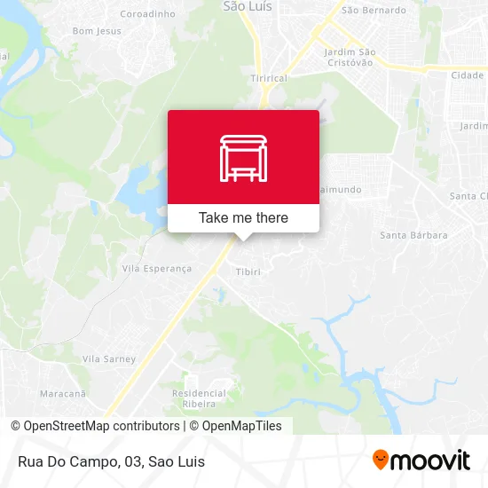 Rua Do Campo, 03 map