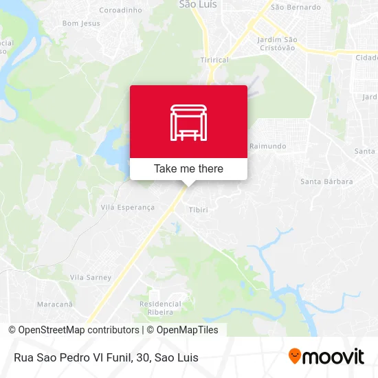 Rua Sao Pedro Vl Funil, 30 map