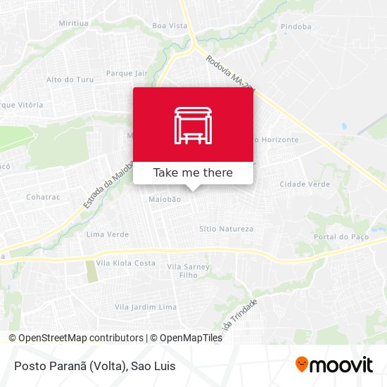 Posto Paranã (Volta) map