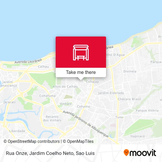 Rua Onze, Jardim Coelho Neto map