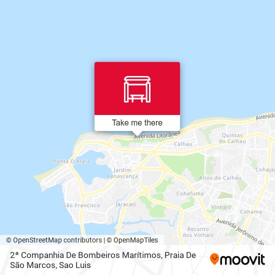 2ª Companhia De Bombeiros Marítimos, Praia De São Marcos map