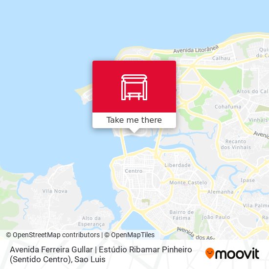 Avenida Ferreira Gullar | Estúdio Ribamar Pinheiro (Sentido Centro) map