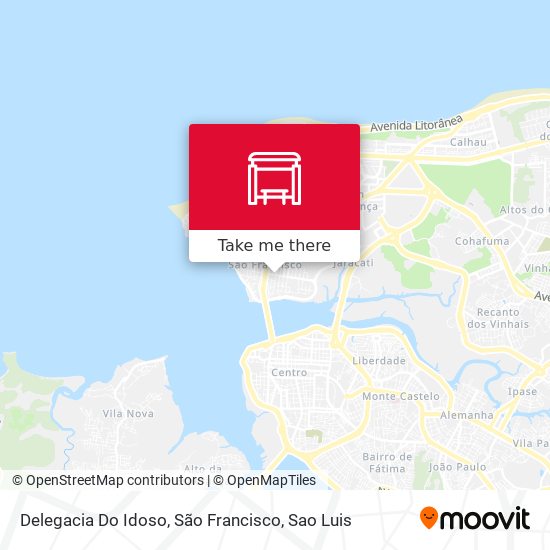 Mapa Delegacia Do Idoso, São Francisco