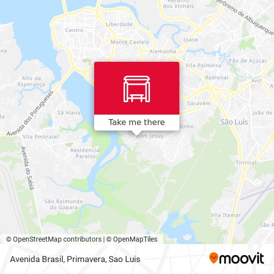 Avenida Brasil, Primavera map