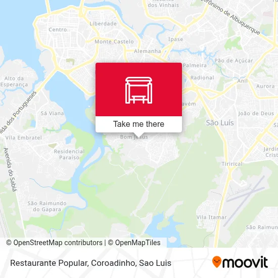 Restaurante Popular, Coroadinho map