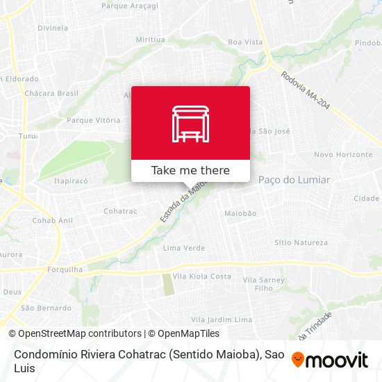 Condomínio Riviera Cohatrac (Sentido Maioba) map
