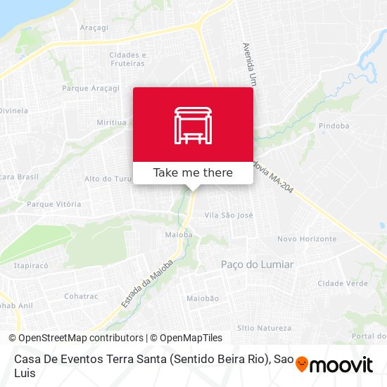 Casa De Eventos Terra Santa (Sentido Beira Rio) map