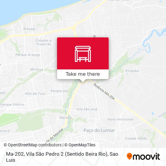 Ma-202, Vila São Pedro 2 (Sentido Beira Rio) map