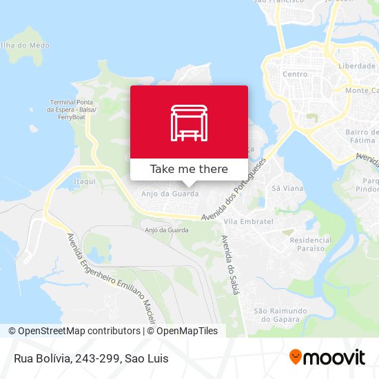 Rua Bolívia, 243-299 map