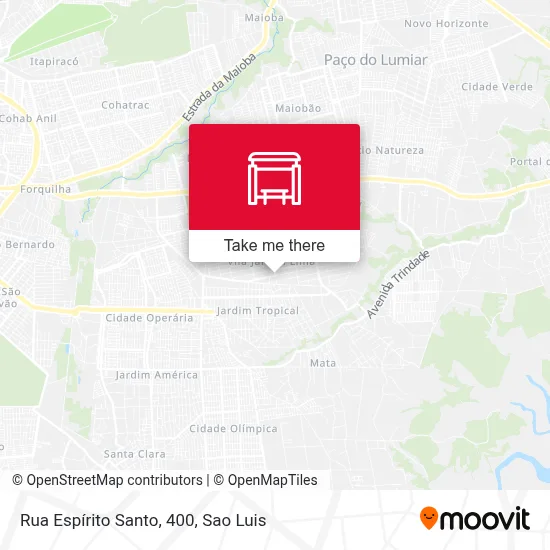 Rua Espírito Santo, 400 map