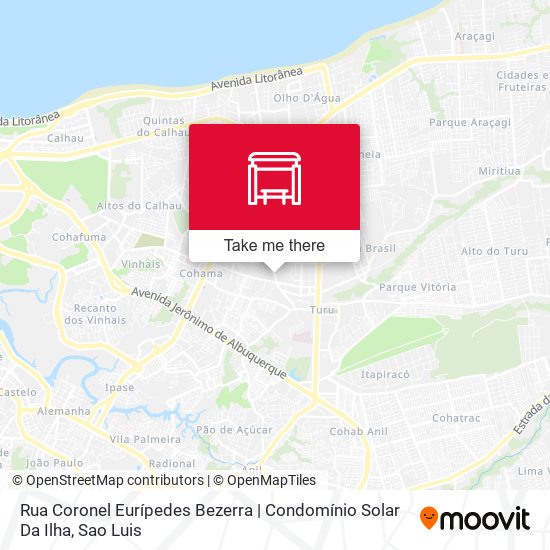 Mapa Rua Coronel Eurípedes Bezerra | Condomínio Solar Da Ilha
