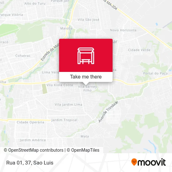 Rua 01, 37 map