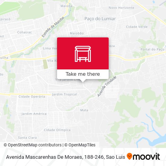 Avenida Mascarenhas De Moraes, 188-246 map
