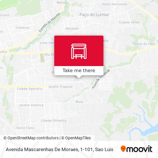Avenida Mascarenhas De Moraes, 1-101 map