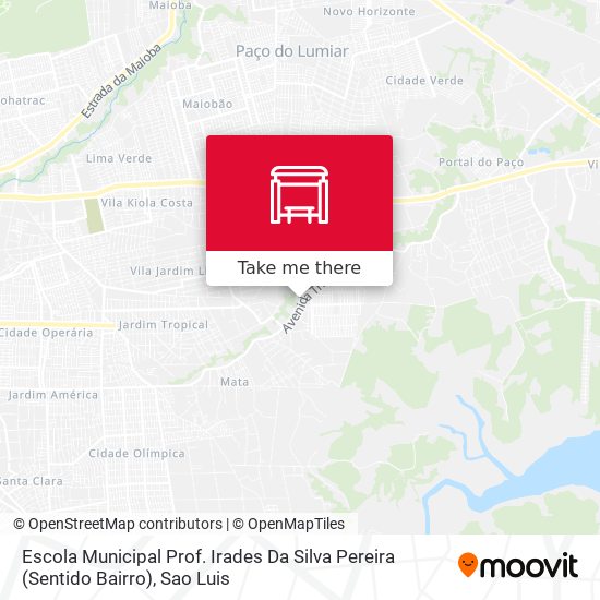 Escola Municipal Prof. Irades Da Silva Pereira (Sentido Bairro) map