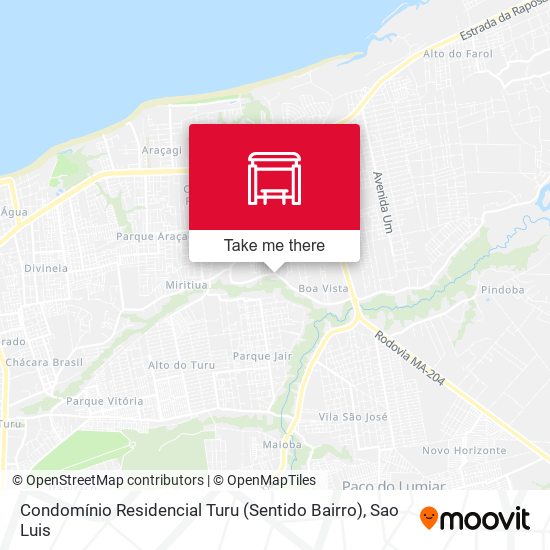 Condomínio Residencial Turu (Sentido Bairro) map