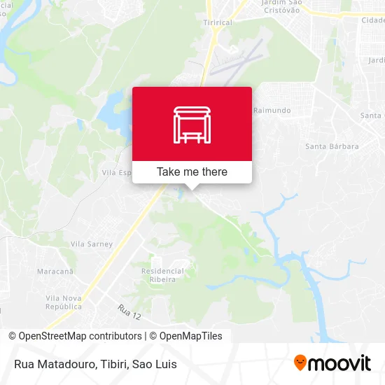 Rua Matadouro, Tibiri map